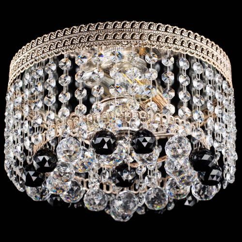 Люстра Флоренция шар №2 черная в Симферополе Гусь Хрустальный