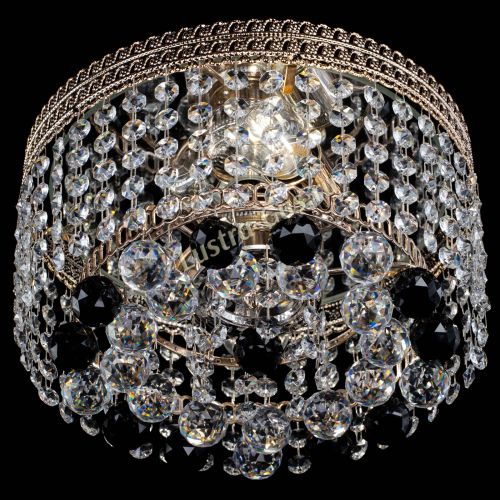 Люстра Флоренция шар №2 черная в Симферополе Гусь Хрустальный