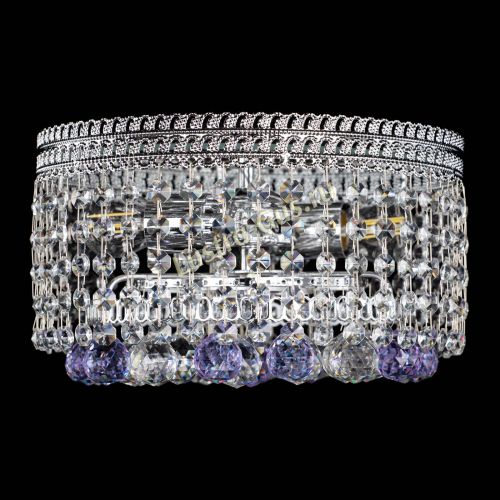 Люстра Флоренция шар №2 фиолетовая в Симферополе Гусь Хрустальный