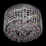 Люстра Флоренция шар №2 розовая в Симферополе