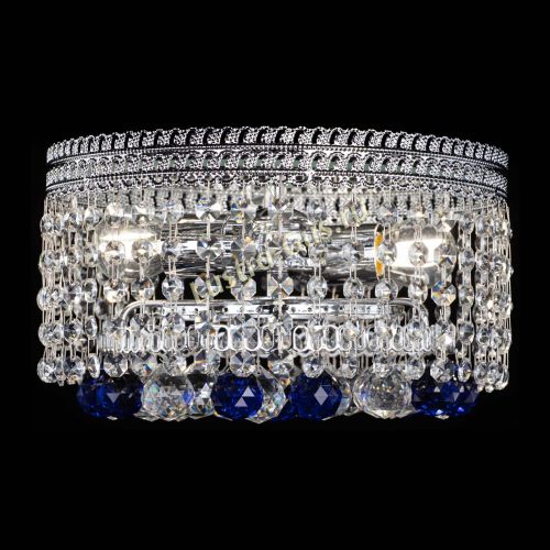 Люстра Флоренция шар №2 синяя в Симферополе Гусь Хрустальный