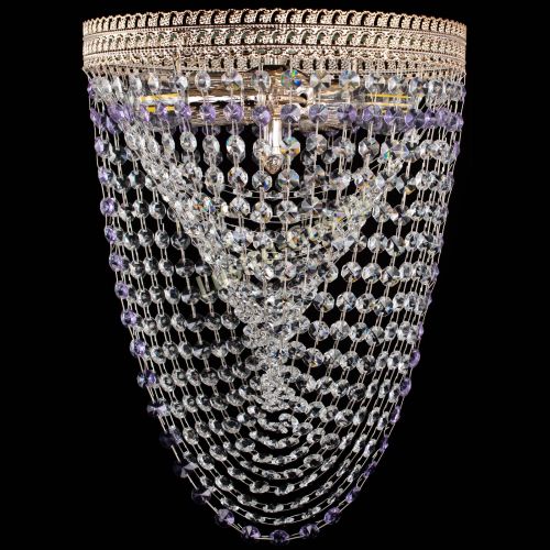 Люстра Флоренция Водоворот фиолетовая в Симферополе Гусь Хрустальный