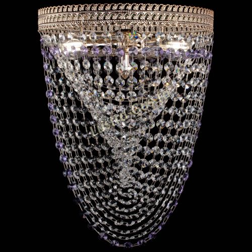 Люстра Флоренция Водоворот фиолетовая в Симферополе Гусь Хрустальный
