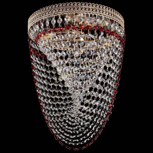 Люстра Флоренция Водоворот красная в Симферополе Гусь Хрустальный