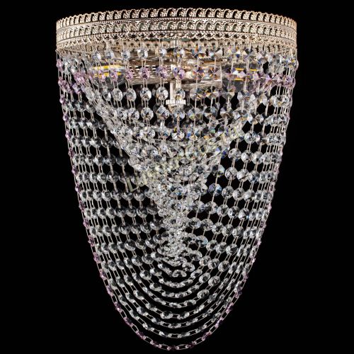 Люстра Флоренция Водоворот розовая в Симферополе Гусь Хрустальный