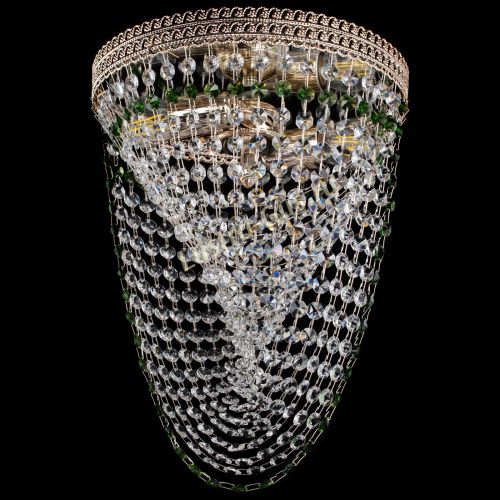 Люстра Флоренция Водоворот зеленая в Симферополе Гусь Хрустальный