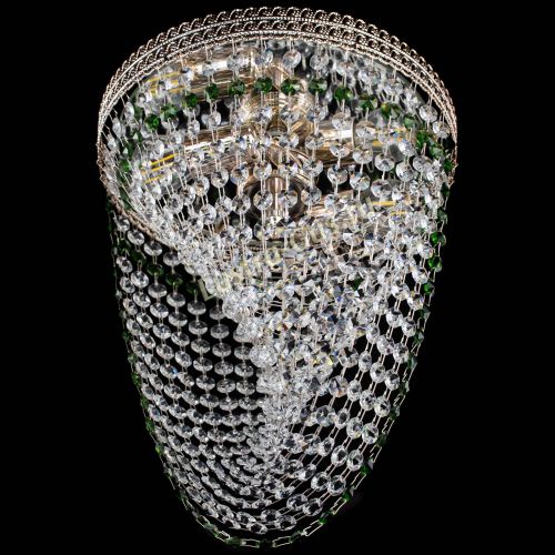 Люстра Флоренция Водоворот зеленая в Симферополе Гусь Хрустальный