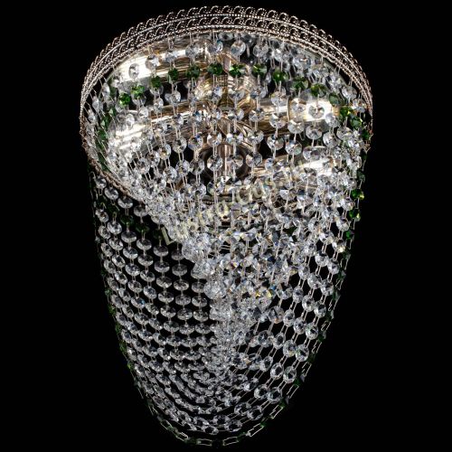 Люстра Флоренция Водоворот зеленая в Симферополе Гусь Хрустальный