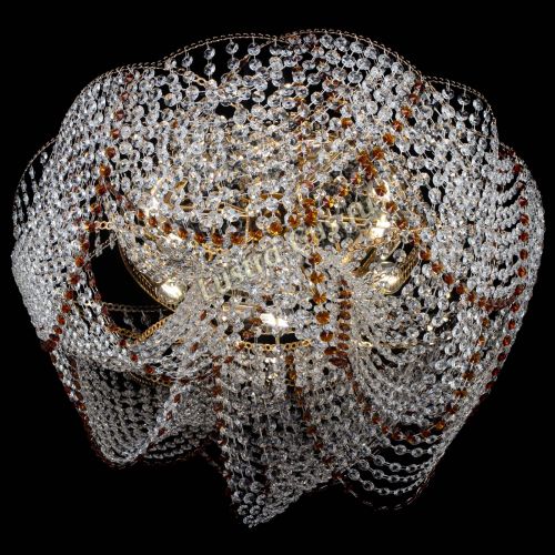 Люстра Галактика №4 чайная в Симферополе Гусь Хрустальный