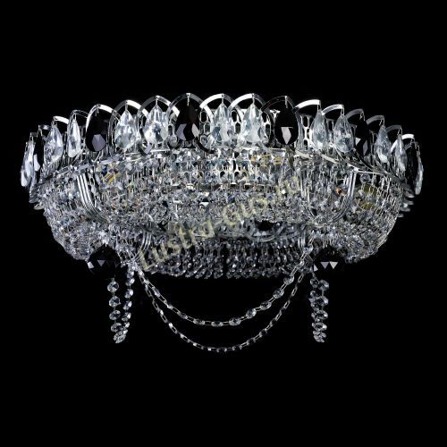 Люстра Глория №1 черная в Симферополе Гусь Хрустальный