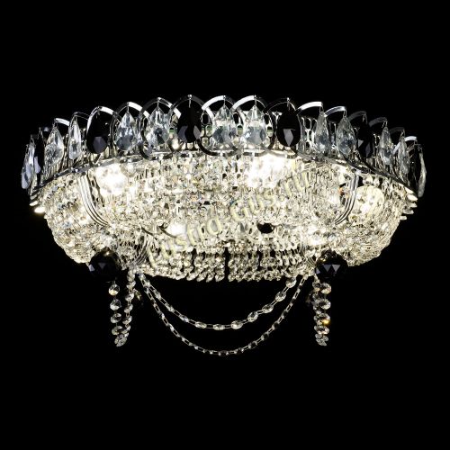 Люстра Глория №1 черная в Симферополе Гусь Хрустальный