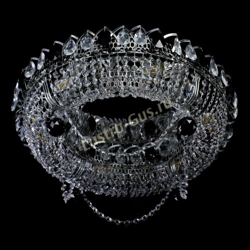 Люстра Глория №1 черная в Симферополе Гусь Хрустальный