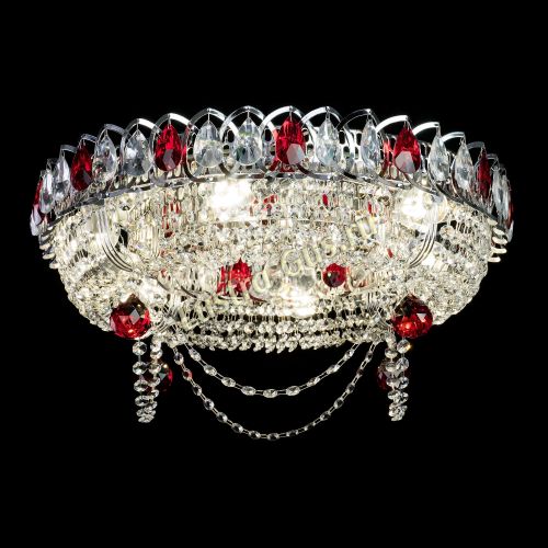 Люстра Глория №1 красная в Симферополе Гусь Хрустальный