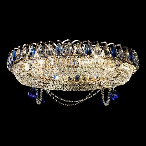 Люстра Глория №1 синяя в Симферополе Гусь Хрустальный