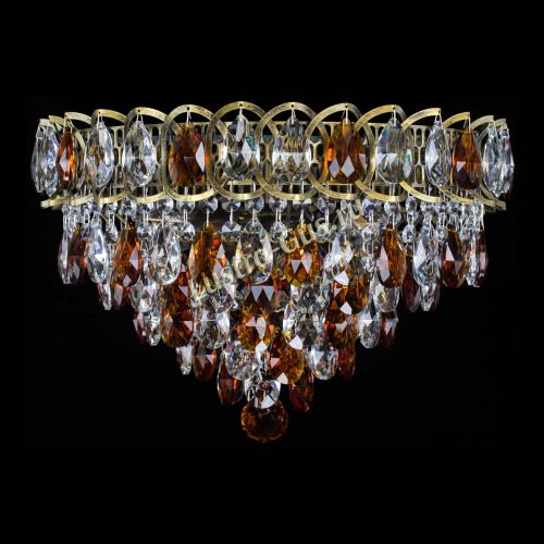 Люстра Грация №1 под бронзу чайная в Симферополе Гусь Хрустальный