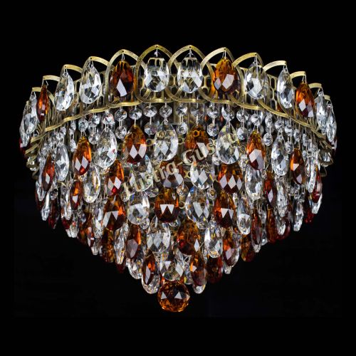 Люстра Грация №1 под бронзу чайная в Симферополе Гусь Хрустальный