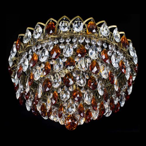 Люстра Грация №1 под бронзу чайная в Симферополе Гусь Хрустальный