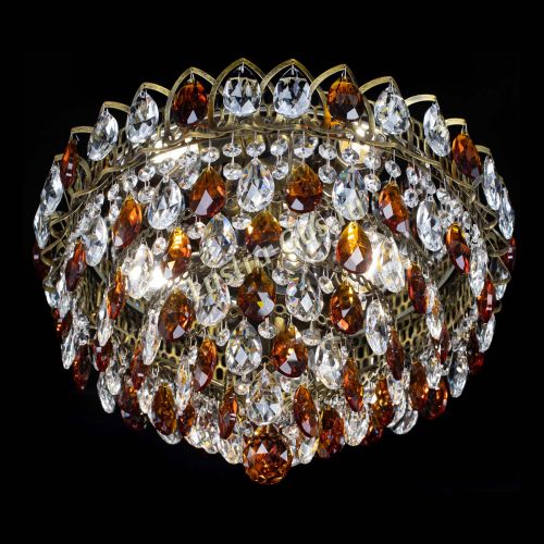 Люстра Грация №1 под бронзу чайная в Симферополе Гусь Хрустальный