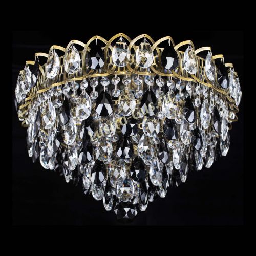 Люстра Грация №1 под бронзу черная в Симферополе Гусь Хрустальный