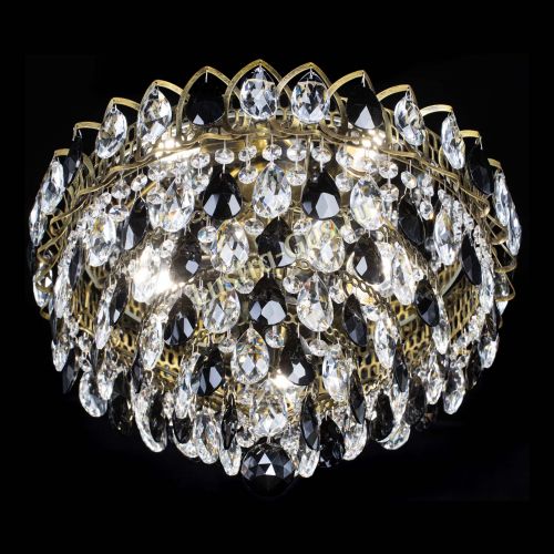 Люстра Грация №1 под бронзу черная в Симферополе Гусь Хрустальный