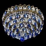 Люстра Грация №1 под бронзу синяя в Симферополе