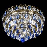 Люстра Грация №1 под бронзу синяя в Симферополе