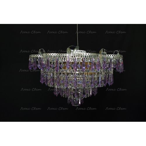 Люстра Ромашка Хризантема фиолетовая большой карашдаш в Симферополе Гусь Хрустальный