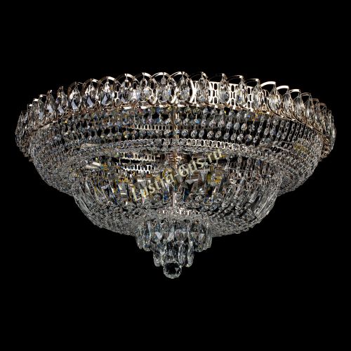 Люстра Хрустальный Каскад №1  в Симферополе Гусь Хрустальный