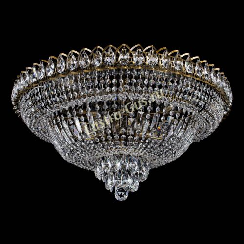 Люстра Хрустальный Каскад №1 700 мм под бронзу в Симферополе Гусь Хрустальный