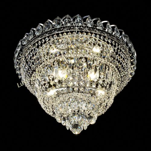 Люстра Хрустальный Каскад №1  в Симферополе Гусь Хрустальный