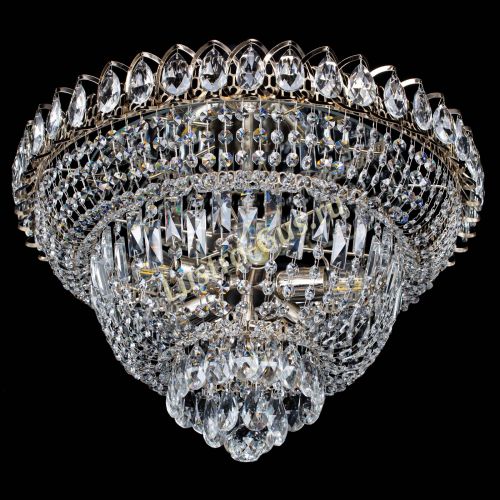 Люстра Хрустальный Каскад №1  в Симферополе Гусь Хрустальный