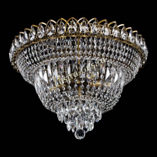 Люстра Хрустальный Каскад №1 под бронзу в Симферополе Гусь Хрустальный