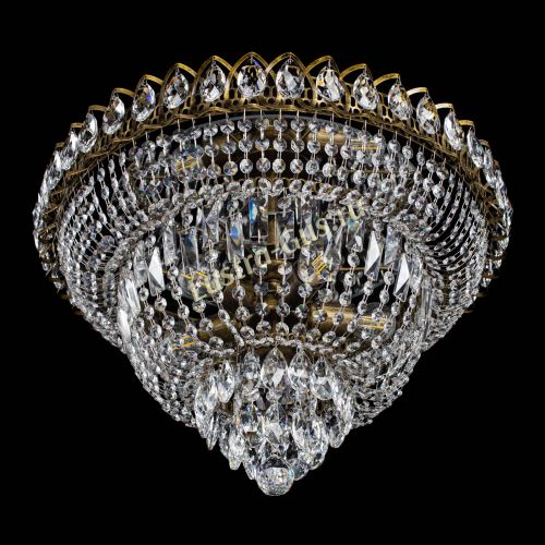 Люстра Хрустальный Каскад №1 под бронзу в Симферополе Гусь Хрустальный