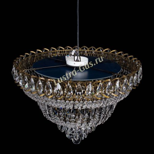 Люстра Хрустальный Каскад №1 под бронзу в Симферополе Гусь Хрустальный