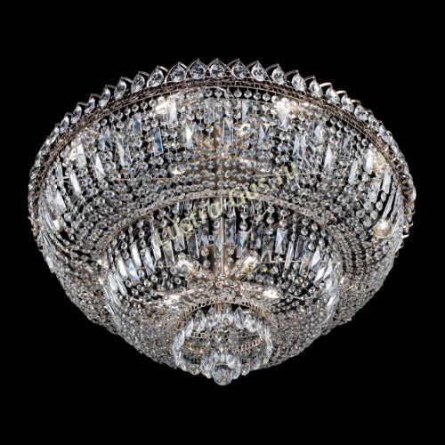 Люстра Хрустальный Каскад №15 с пластинками в Симферополе Гусь Хрустальный