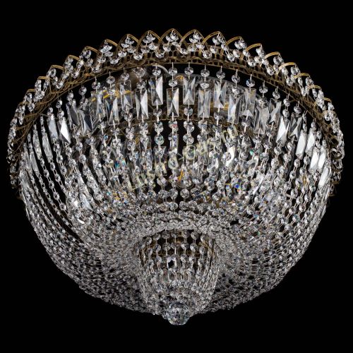 Люстра Хрустальный Каскад №2 под бронзу в Симферополе Гусь Хрустальный