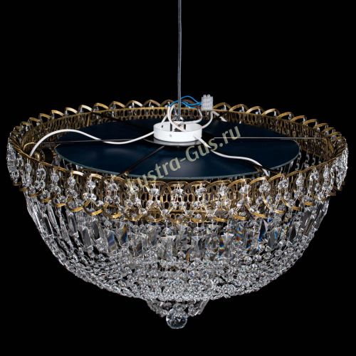 Люстра Хрустальный Каскад №2 под бронзу в Симферополе Гусь Хрустальный