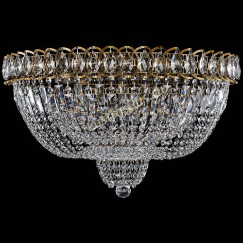 Люстра Хрустальный Каскад №2 журавлик под бронзу в Симферополе Гусь Хрустальный