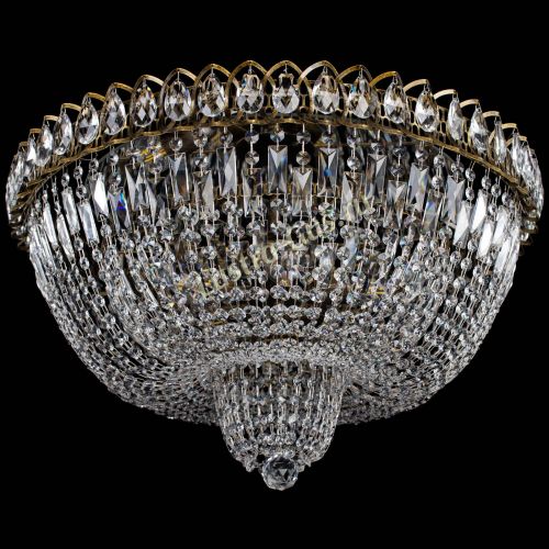 Люстра Хрустальный Каскад №2 журавлик под бронзу в Симферополе Гусь Хрустальный