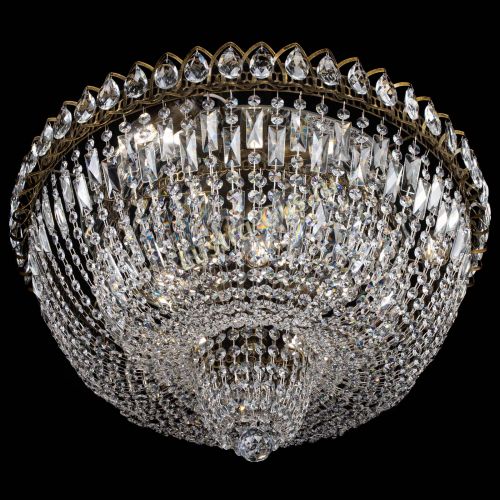 Люстра Хрустальный Каскад №2 журавлик под бронзу в Симферополе Гусь Хрустальный