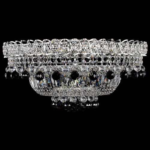 Люстра Хрустальный каскад №3 Шар черная в Симферополе Гусь Хрустальный