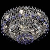 Люстра Хрустальный каскад №3 Шар фиолетовая в Симферополе