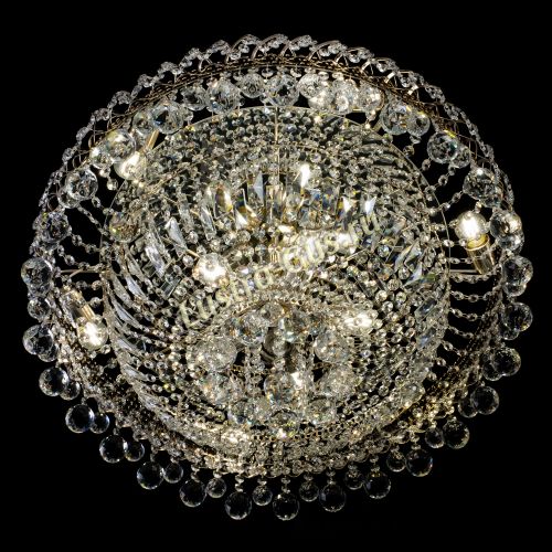 Люстра Хрустальный каскад №3 Шар 700 мм в Симферополе Гусь Хрустальный