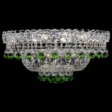 Люстра Хрустальный каскад №3 Шар зеленая в Симферополе