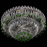 Люстра Хрустальный каскад №3 Шар зеленая в Симферополе