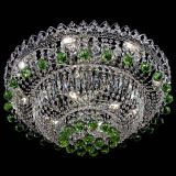 Люстра Хрустальный каскад №3 Шар зеленая в Симферополе
