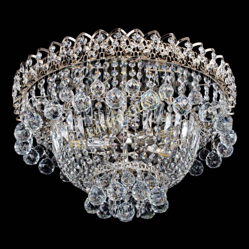 Люстра Хрустальный каскад №3 Шар в Симферополе Гусь Хрустальный