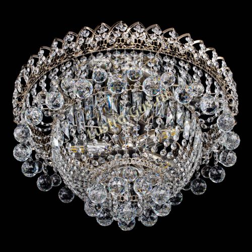 Люстра Хрустальный каскад №3 Шар в Симферополе Гусь Хрустальный