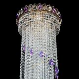 Люстра Хрустальный Каскад №5 фиолетовый в Симферополе