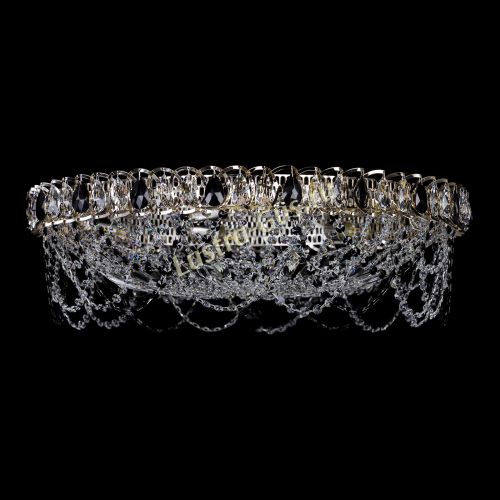 Люстра Каскад Ажур 700 мм черный в Симферополе Гусь Хрустальный